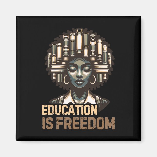Imã Educação É Liberdade Mês da História Negra Chá Pre (Frente)