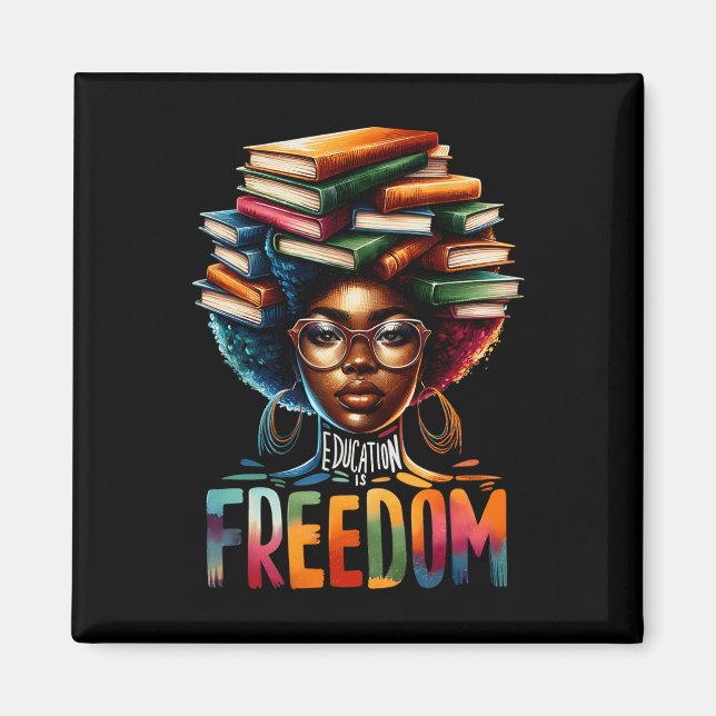 Imã Educação é Liberdade, professor negro ganha preto (Frente)