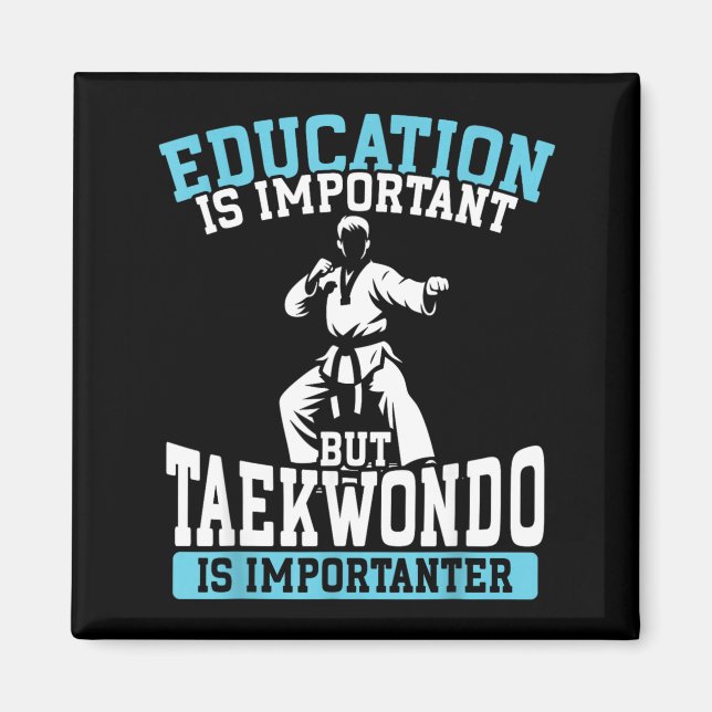 Imã Educação engraçada é importante mas Taekwondo (Frente)