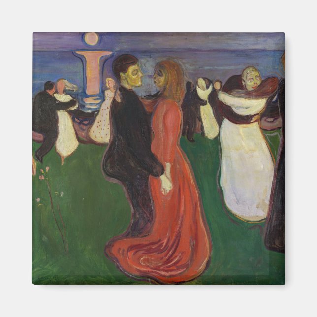 Imã Edvard Munch - A dança da vida (Frente)
