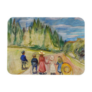 Ímã Edvard Munch - A Floresta de Fairytale