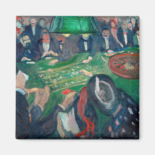 Imã Edvard Munch - A Mesa Roulette em Monte Carlo