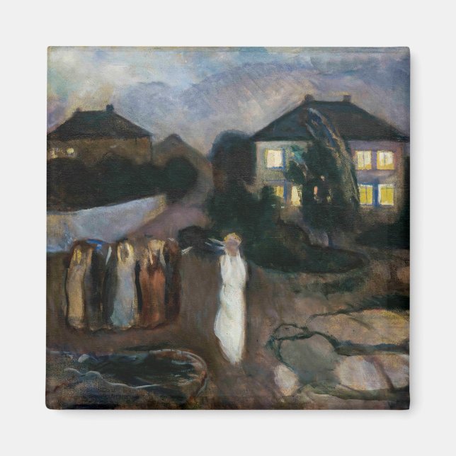 Imã Edvard Munch - A Tempestade (Frente)
