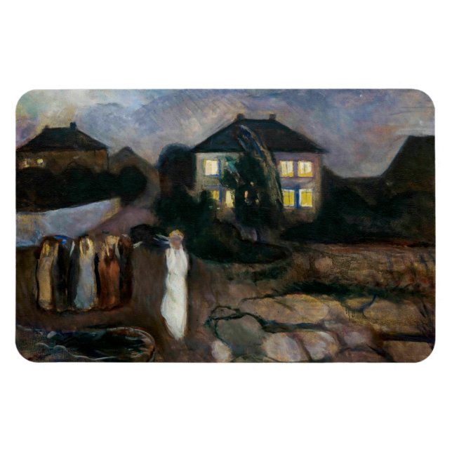 Ímã Edvard Munch - A Tempestade (Horizontal)