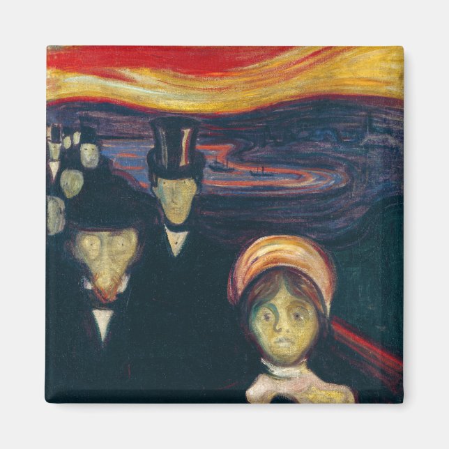 Imã Edvard Munch - Ansiedade (Frente)