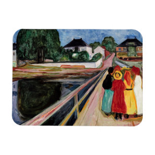 Ímã Edvard Munch - As raparigas na Ponte 1902