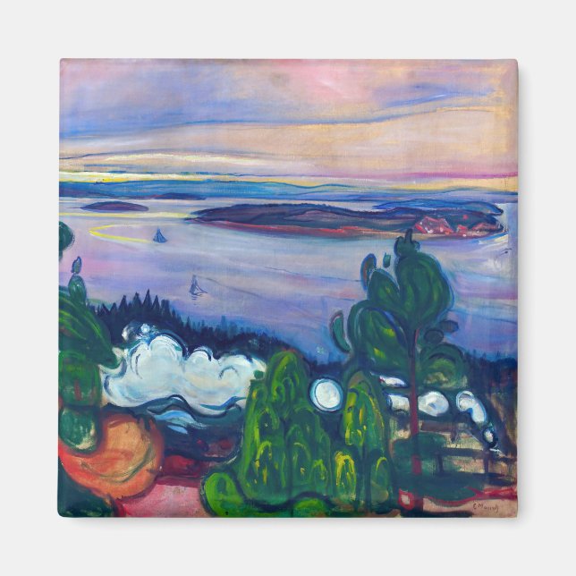 Imã Edvard Munch - Comboio Fumado (Frente)