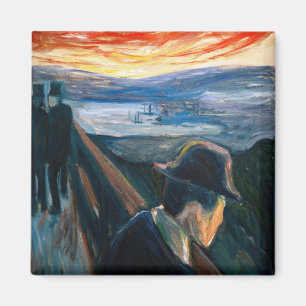 Imã Edvard Munch - Humor Doente no Sunset, Desespero 1