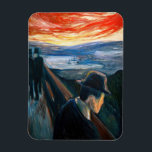 Ímã Edvard Munch - Humor Doente no Sunset, Desespero 1<br><div class="desc">Doença no pôr do sol,  desespero - Edvard Munch,  Oil on Canvas,  1892</div>
