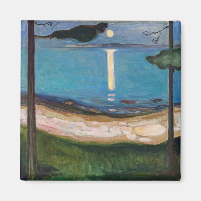 Imã Edvard Munch - Lua (Frente)