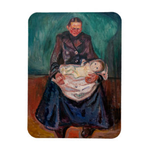Ímã Edvard Munch - Mulher com Criança Doente, Heranç