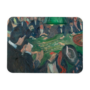 Ímã Edvard Munch - na mesa da roleta