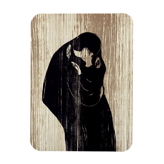 Ímã Edvard Munch - O Beijo IV (Vertical)