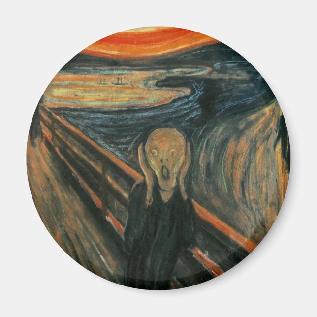 Imã Edvard Munch - O Gritar (Frente)
