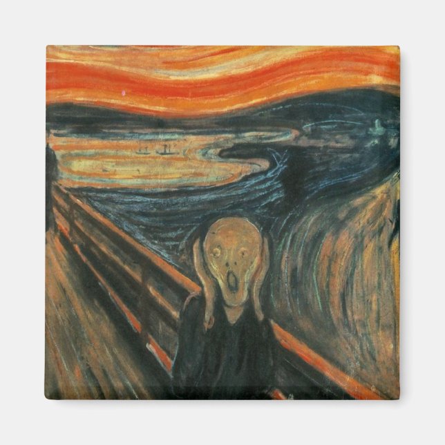 Imã Edvard Munch - O Gritar (Frente)
