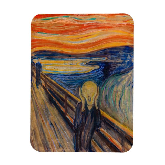 Ímã Edvard Munch - O Gritar 1893 (Vertical)