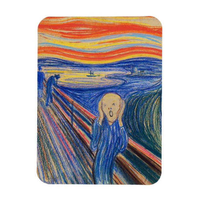 Ímã Edvard Munch - O Gritar 1895 (Vertical)