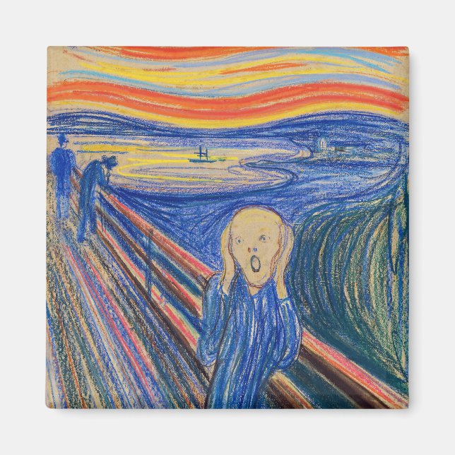 Imã Edvard Munch - O Gritar 1895 (Frente)