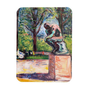 Ímã Edvard Munch - O Pensador de Rodin