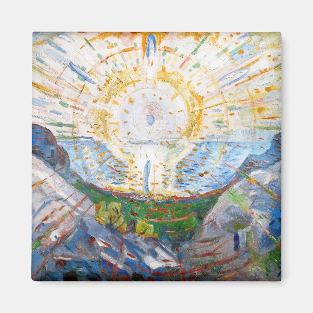 Imã Edvard Munch - O Sol 1912 (Frente)