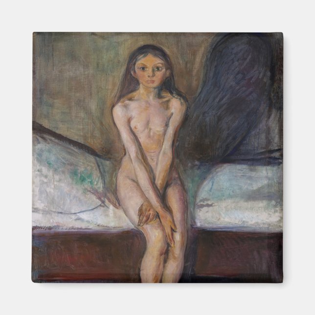 Imã Edvard Munch - Puberdade (Frente)