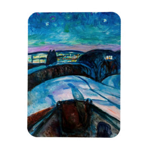 Ímã Edvard Munch - Starry Night 1922