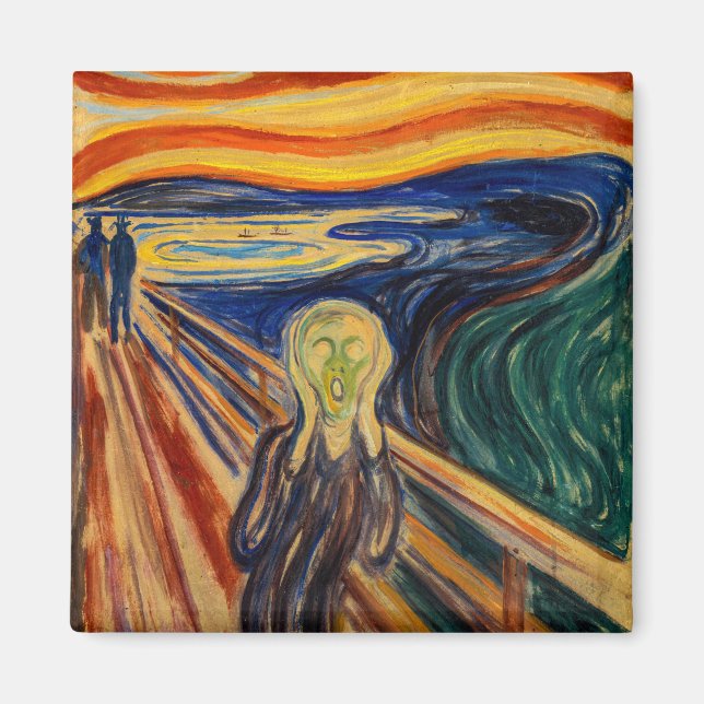 Imã Edvard Munch - The Scream 1910 (Frente)