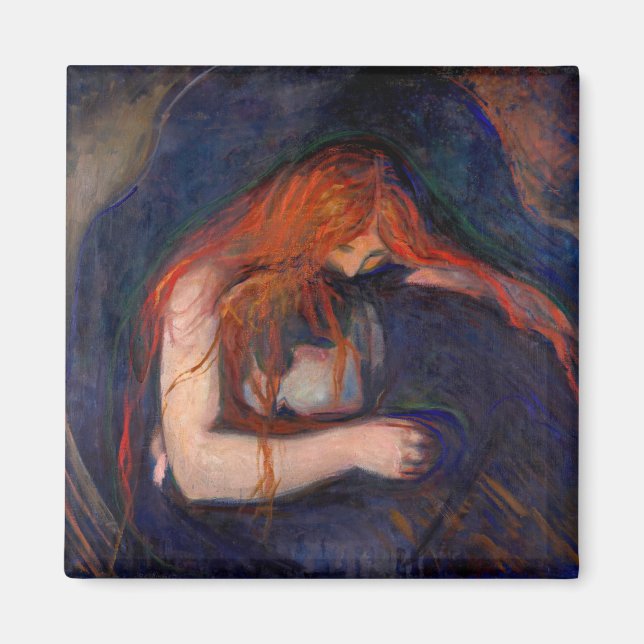 Imã Edvard Munch - Vampiro / Amor e Dor (Frente)