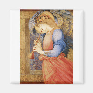 Imã Edward Burne-Jones - Angel Playing Flageolet - 19º