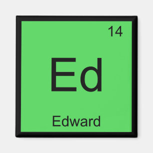 Imã Edward Nome Química Elemento Tabela Periódica