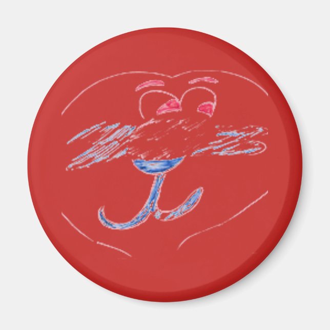 Imã Edward Round Magnet (Frente)