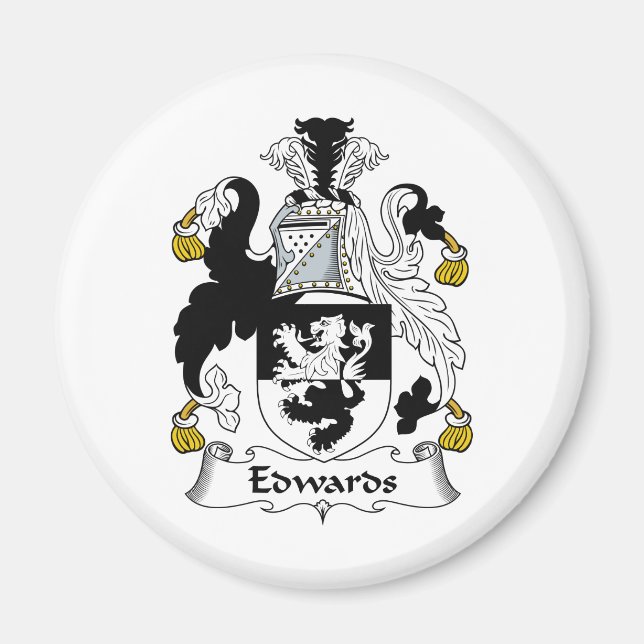 Imã Edwards Family Crest (Frente)
