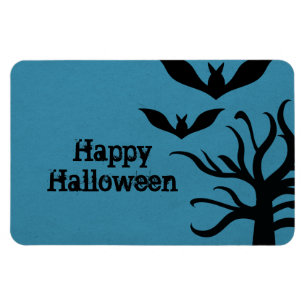 Ímã Eerie Bats Halloween Flexi Magnet, Azul