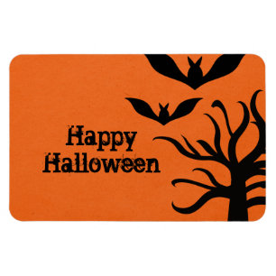 Ímã Eerie Bats Halloween Flexi Magnet, Laranja