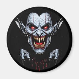 Imã Eerie Vampire Face Magnet
