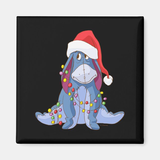 Imã Eeyore Santa Claus  (Frente)