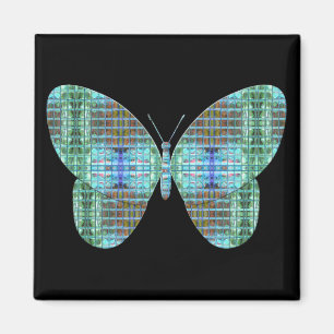 Imã Efeito de vidro borboleta