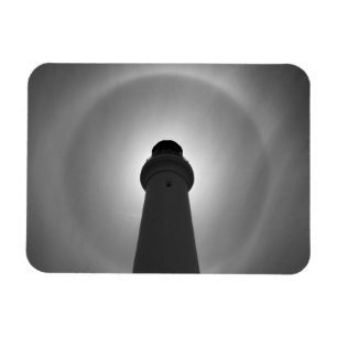 Ímã Efeito do farol - preto e branco
