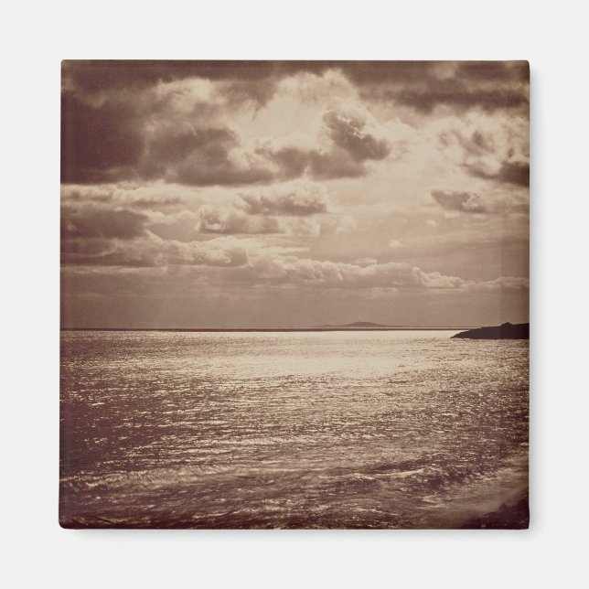 Imã Efeito do Sol, Normandia c.1857 (foto-sépia) (Frente)