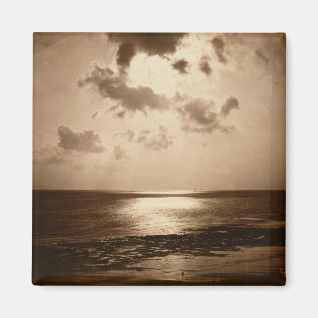 Imã Efeito Solar - Oceano, 1857 (impressão de albumina (Frente)