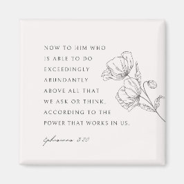 Imã Éfesianos 3:20 Excedentemente Abuentamente