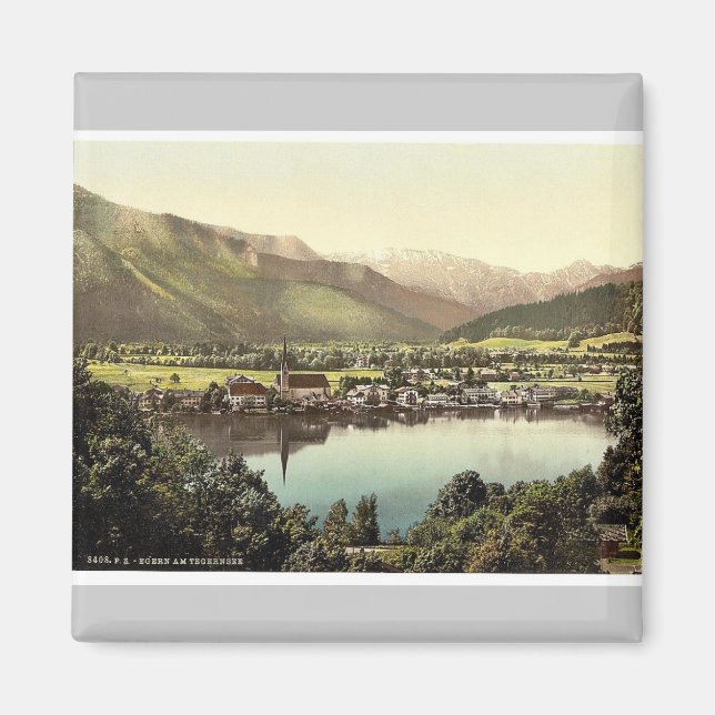 Imã Egern, Tegernsee, Alta Baviera, Alemanha clássico  (Frente)