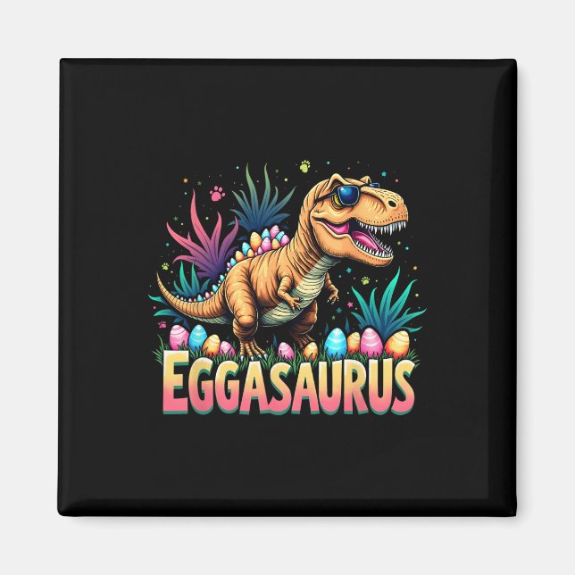 Imã Eggasaurus Páscoa Stegosaurus Dinossauro Meninos C (Frente)