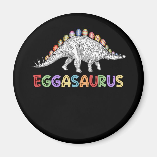 Imã Eggasaurus Stegosaurus Felz pascoa de Ovo Dinossau (Frente)