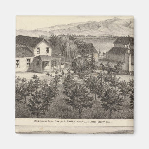 Imã Egger, residências de Haines, fazendas