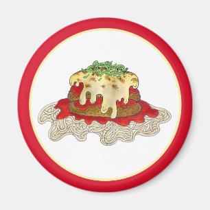 Imã EggPlant Aubgergine Parm Parmesan Comida italiana