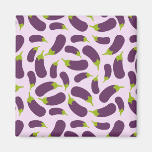 Imã EggPlant EggPlant Purple Vegetal Design