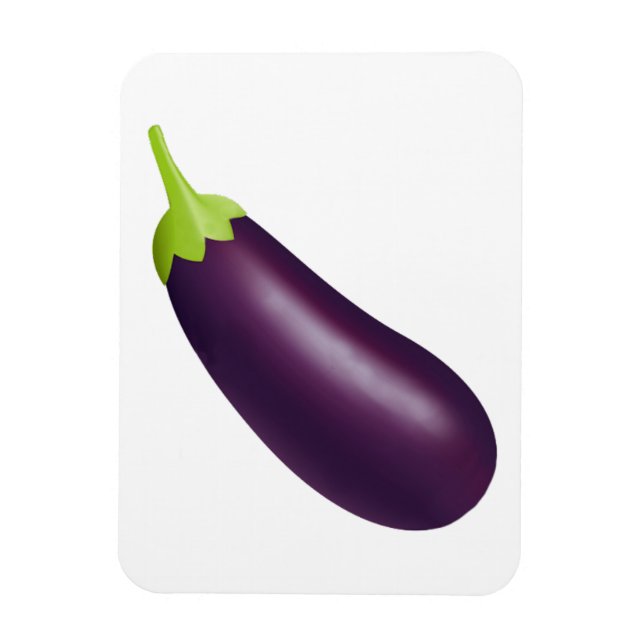 Ímã EggPlant Emoji (Vertical)