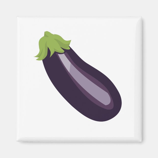 Imã EggPlant Emoji (Frente)