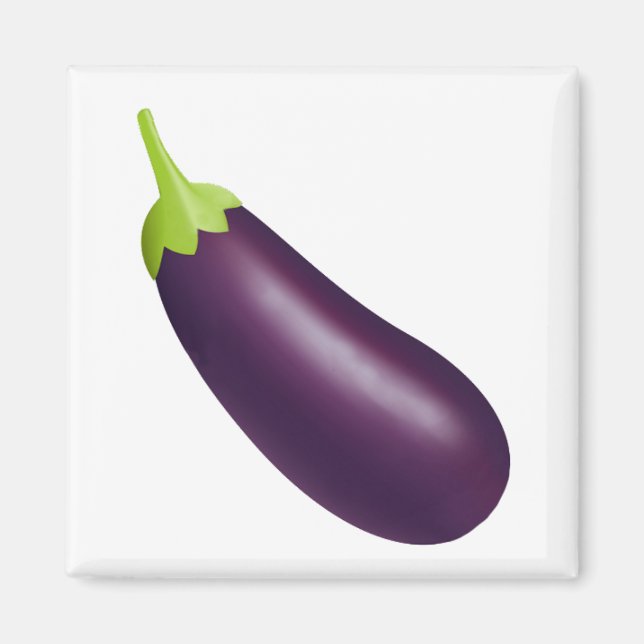 Imã EggPlant Emoji (Frente)